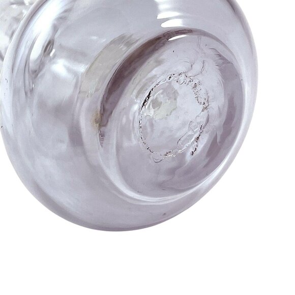 Pilgrim Amethyst Purple Blown Glass Pitcher Cruet Applied Handle Vintage 1970s - Picture 5 of 5